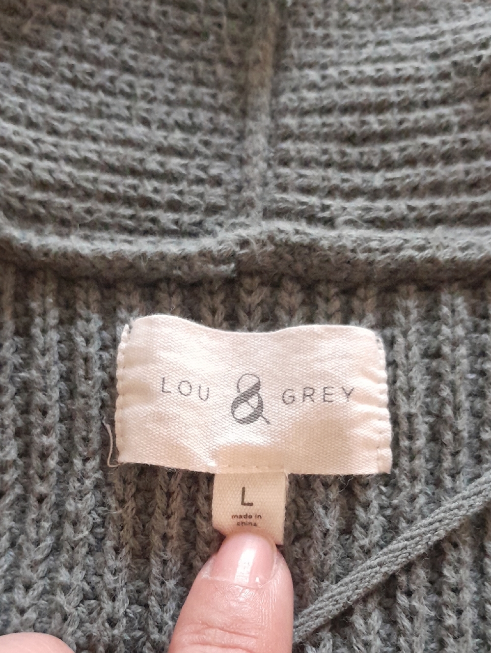 Lou & Grey Open-Front Ribbed Cardigan - Picture 4 of 4